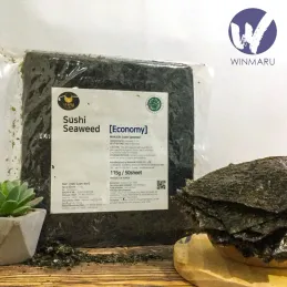 Manjun Sushi Nori Economy Grade Seaweed Rumput Laut 50 sheetslembar