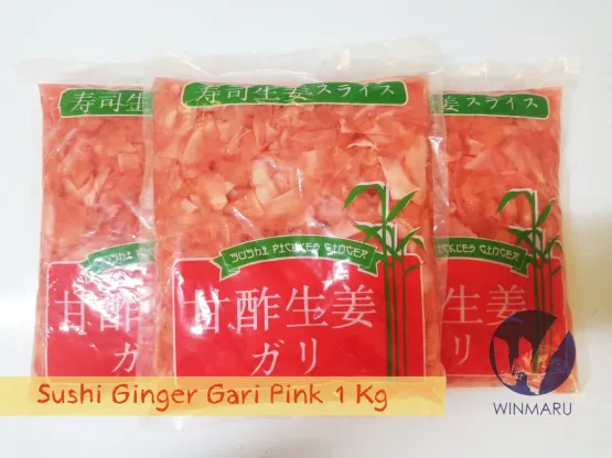 Bumbu Penyedap / Pelengkap Sushi Ginger / Gari Pink 1 Kg 1 sushi_gari_1_kg_2_online